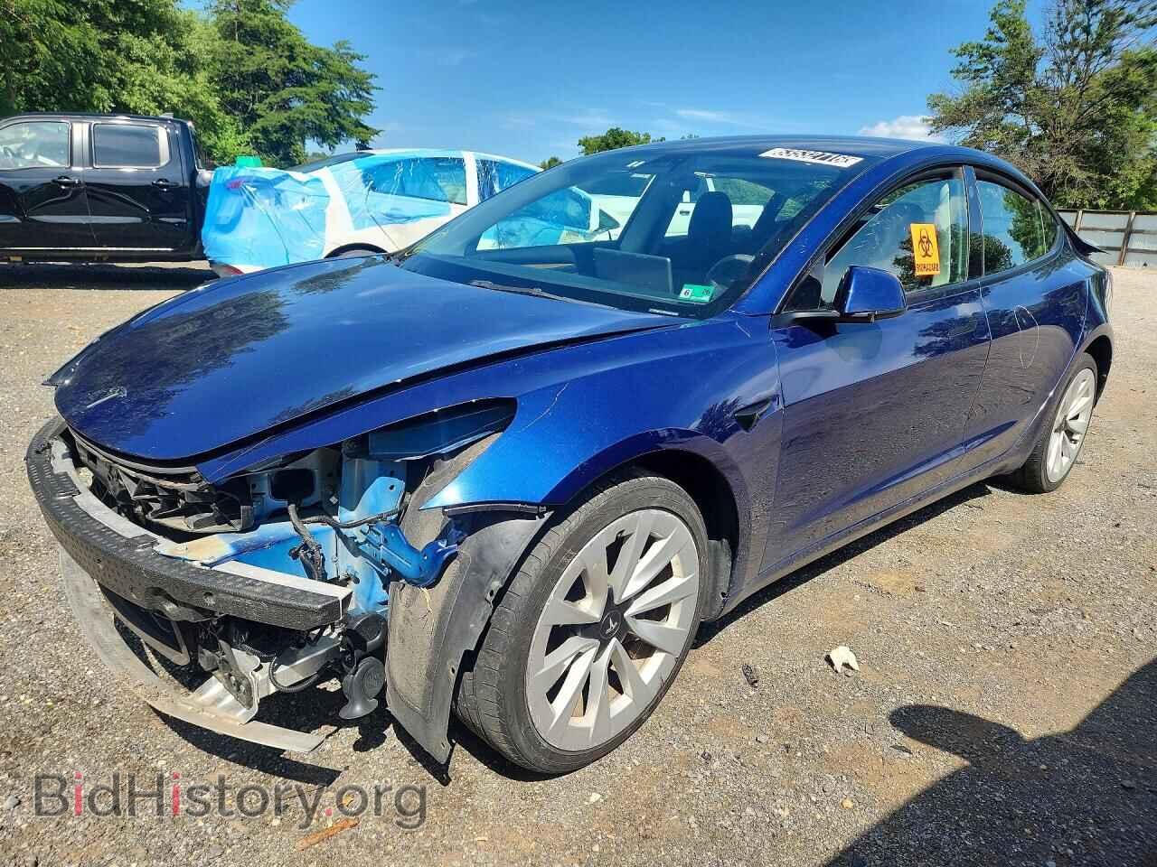 Photo 5YJ3E1EA9NF369843 - TESLA MODEL 3 2022