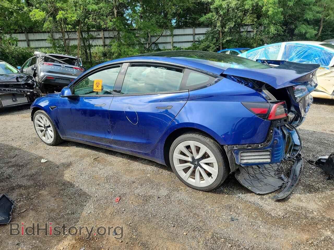 2022 TESLA MODEL 3 - VIN: 5YJ3E1EA9NF369843 - Фото 2