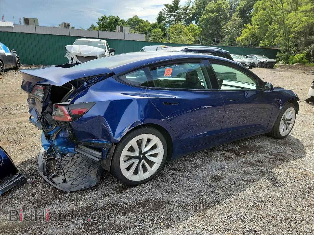 2022 TESLA MODEL 3 - VIN: 5YJ3E1EA9NF369843 - Фото 3