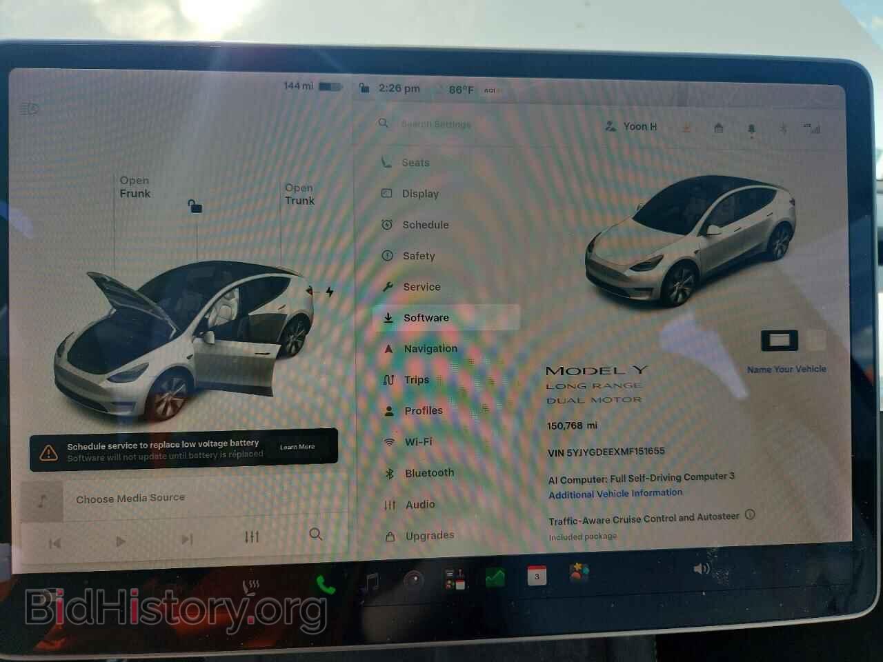2021 TESLA MODEL Y - VIN: 5YJYGDEEXMF151655 - Photo 9