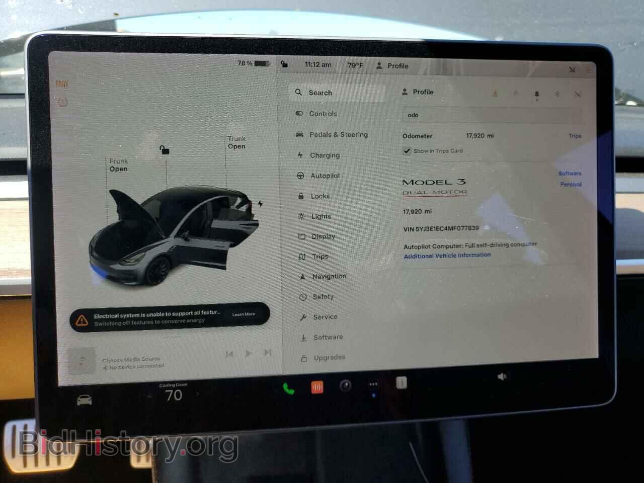 2021 TESLA MODEL 3 - VIN: 5YJ3E1EC4MF077839 - Photo 9