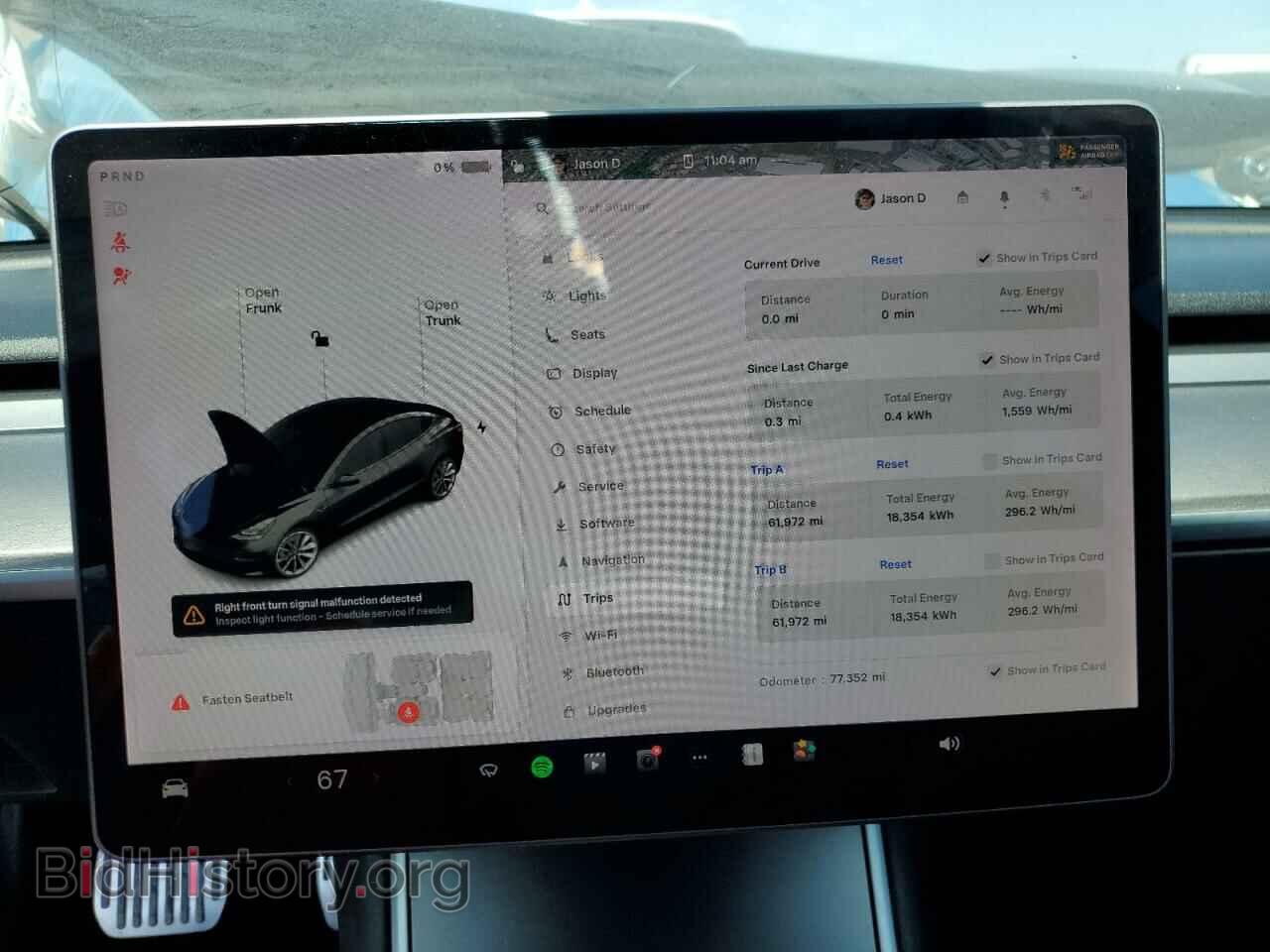 2018 TESLA MODEL 3 - VIN: 5YJ3E1EB2JF076918 - Фото 9