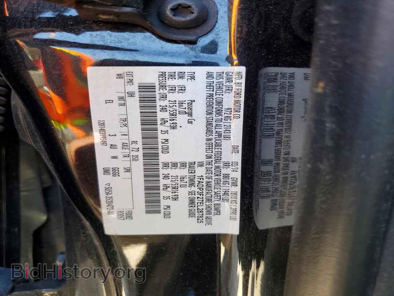 2014 FORD FOCUS - VIN: 1FADP3F27EL287825 - Photo 12