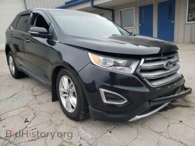 2015 Ford EDGE Edge SEL, black — VIN 2FMTK4J90FBB98299, Copart