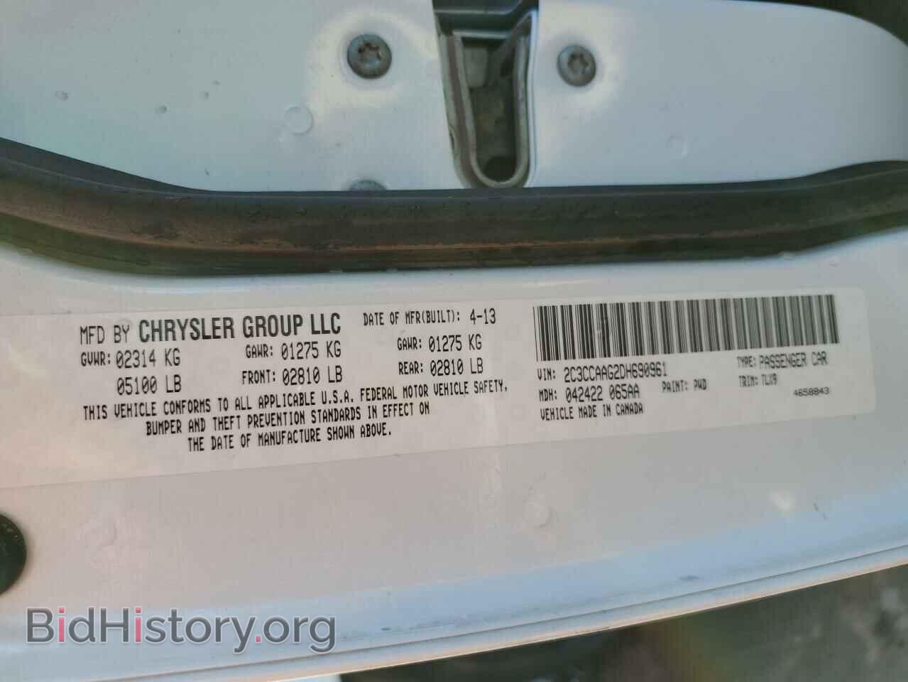 2013 CHRYSLER 300 - VIN: 2C3CCAAG2DH690961 - Фото 10