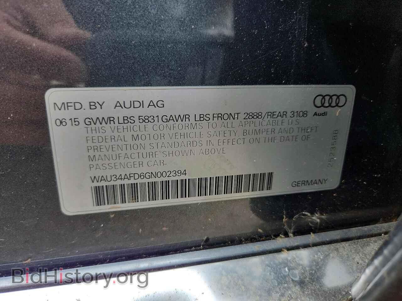 2016 AUDI A8 - VIN: WAU34AFD6GN002394 - Photo 13
