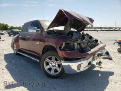 2018 RAM 1500 SLT, maroon — VIN 1C6RR6LT4JS131726, Copart