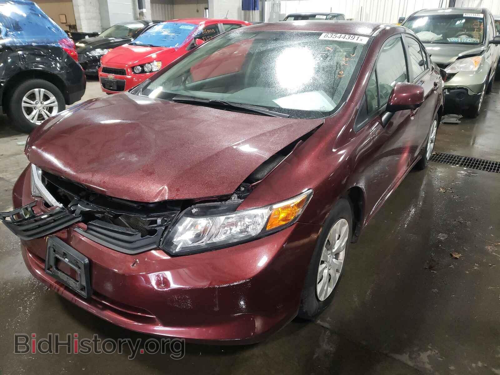 2012 HONDA CIVIC - VIN: JHMFB2F51CS001071 - Фото 2