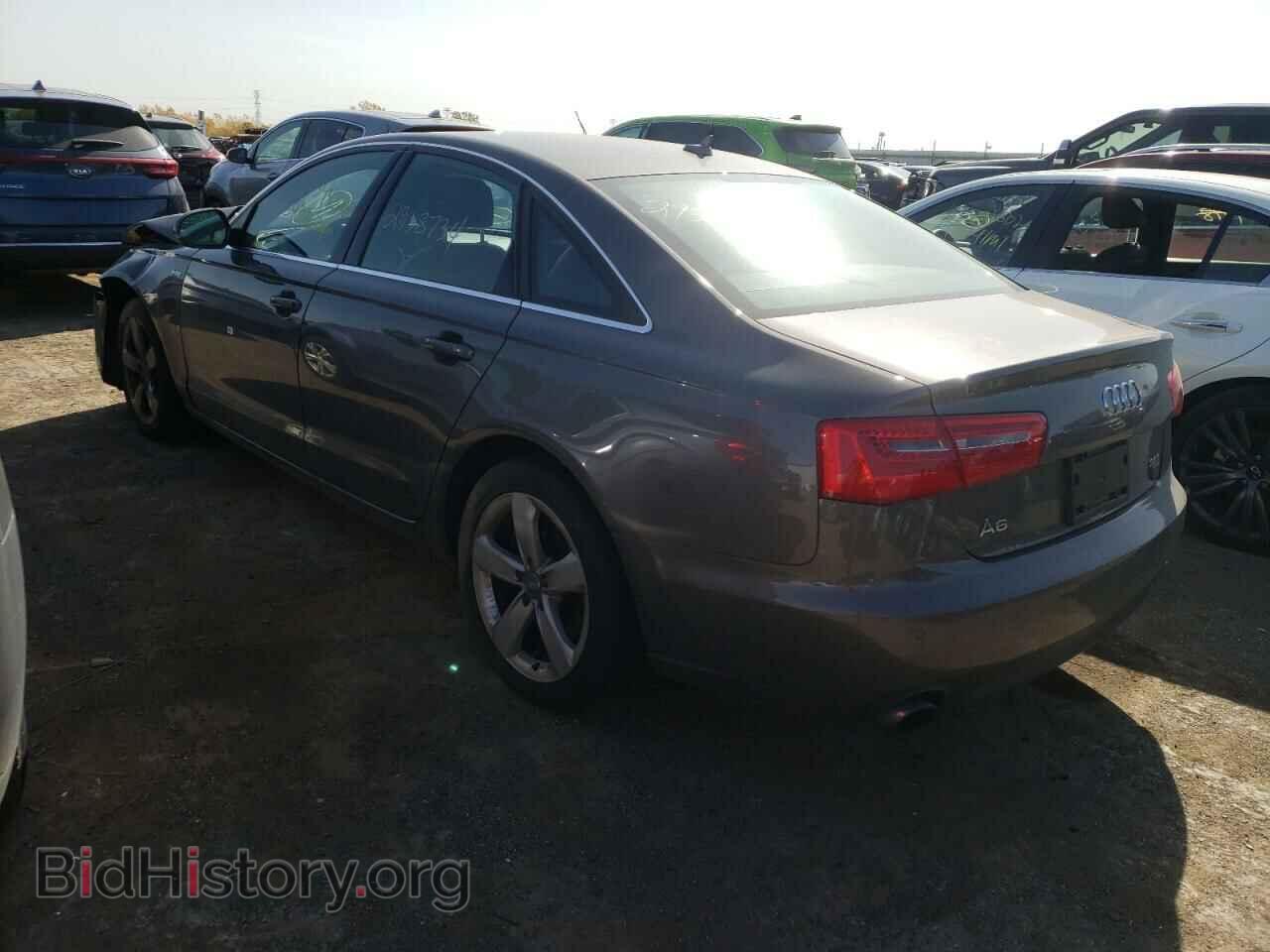 2012 AUDI A6 - VIN: WAUGGAFC1CN036558 - Фото 3