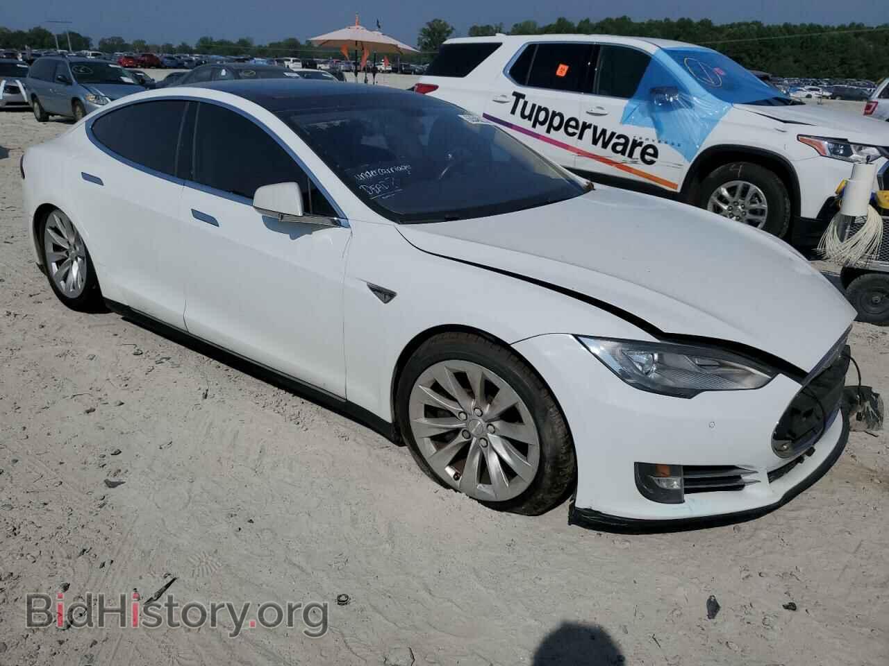 2014 TESLA MODEL S - VIN: 5YJSA1H11EFP47480 - Фото 4