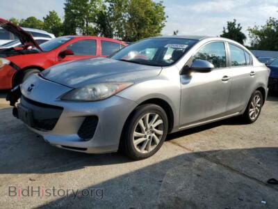 2012 Mazda 3 I, silver — VIN JM1BL1VF7C1507947, Copart