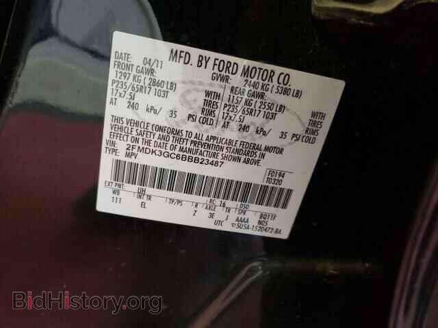 2011 FORD EDGE - VIN: 2FMDK3GC6BBB23487 - Photo 10