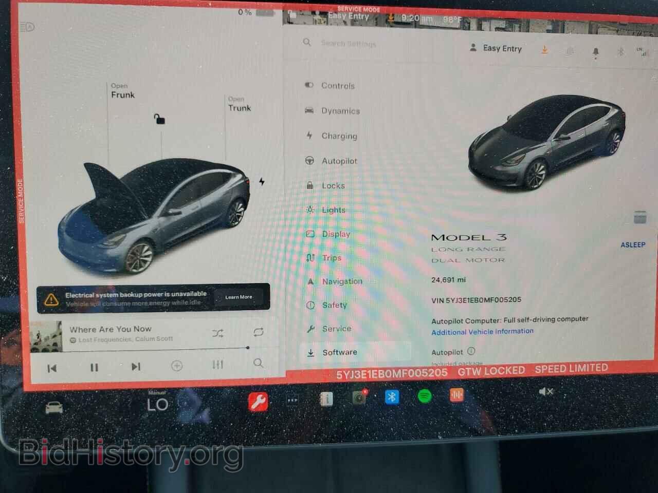 2021 TESLA MODEL 3 - VIN: 5YJ3E1EB0MF005205 - Photo 9