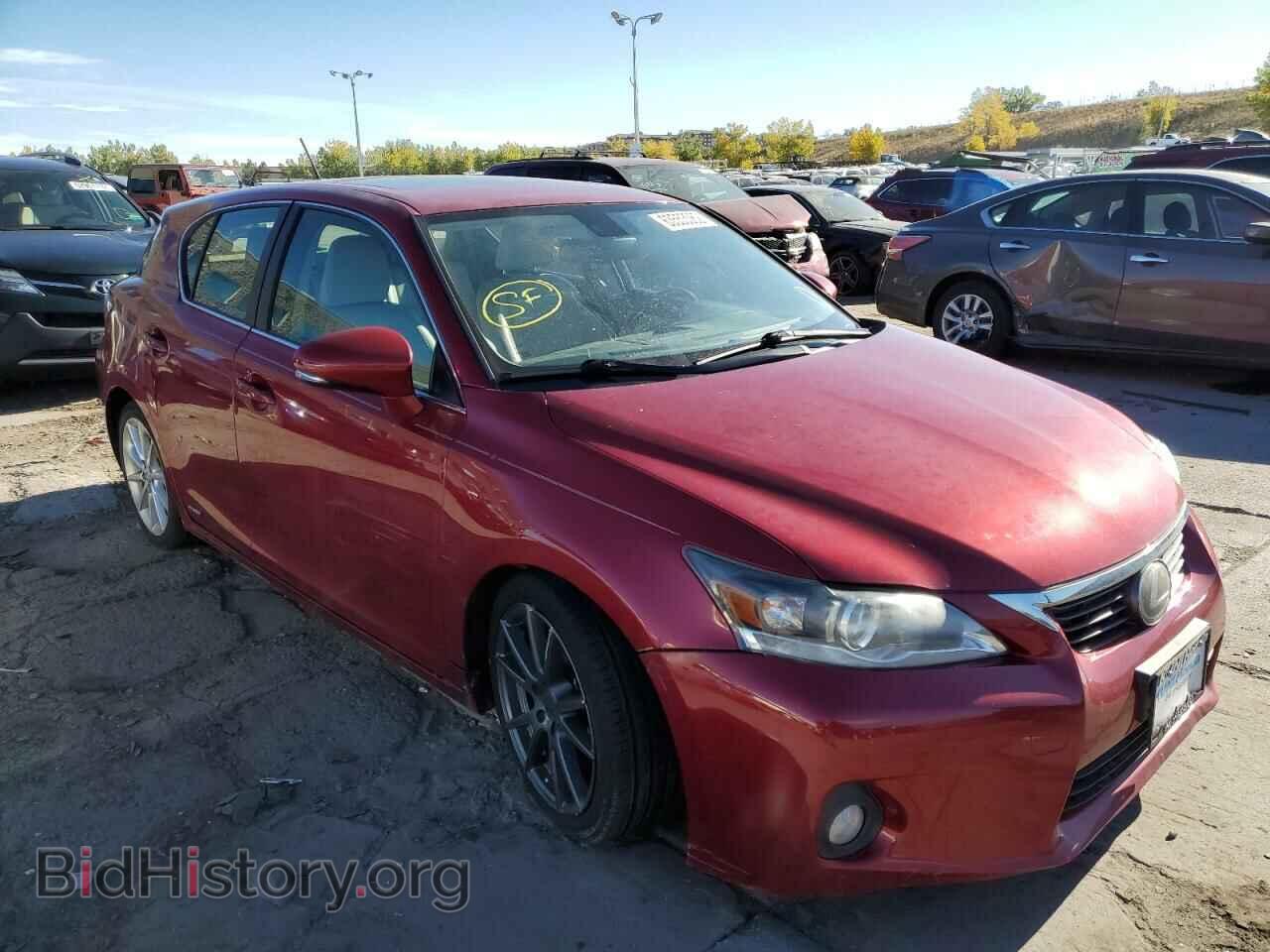 Photo JTHKD5BH5C2083395 - LEXUS CT 200 2012