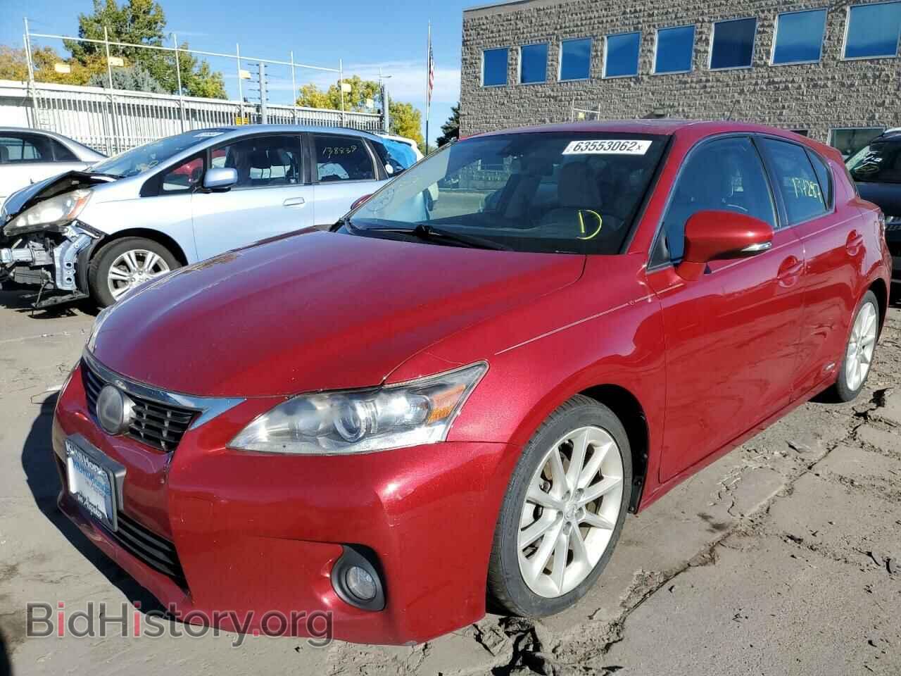 2012 LEXUS CT 200 - VIN: JTHKD5BH5C2083395 - Фото 2