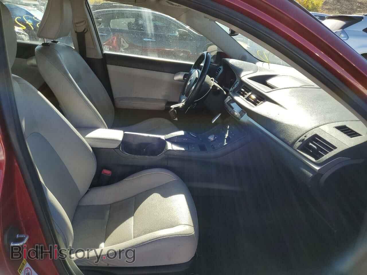 2012 LEXUS CT 200 - VIN: JTHKD5BH5C2083395 - Фото 5