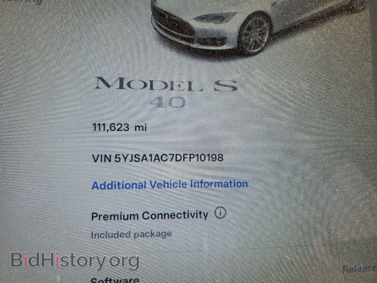 2013 TESLA MODEL S - VIN: 5YJSA1AC7DFP10198 - Фото 9