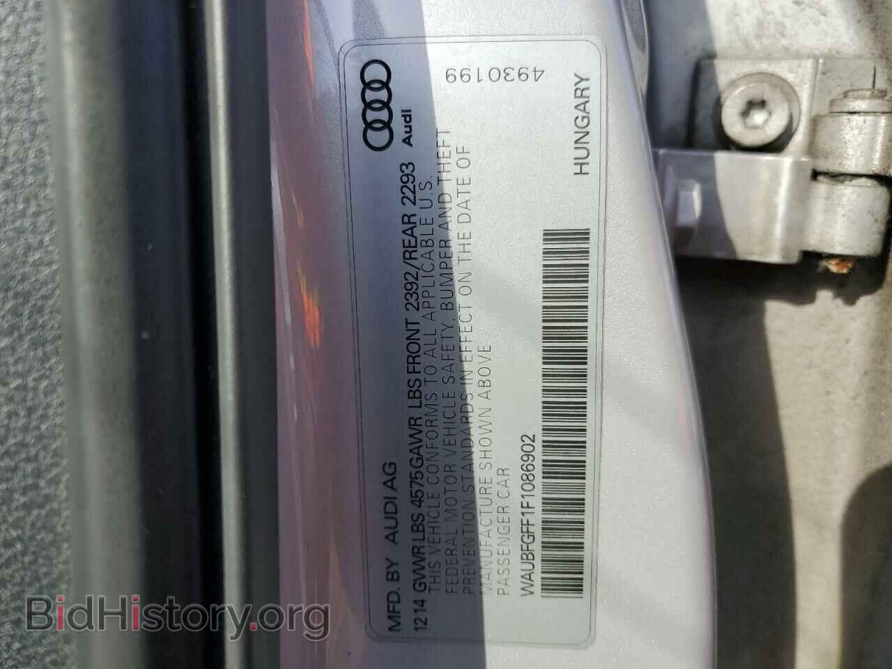 2015 AUDI A3 - VIN: WAUBFGFF1F1086902 - Фото 10