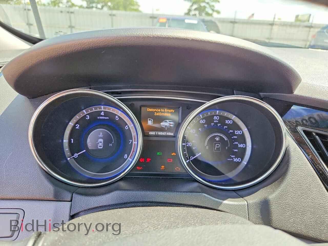 2014 HYUNDAI SONATA - VIN: 5NPEC4AC6EH825595 - Фото 9