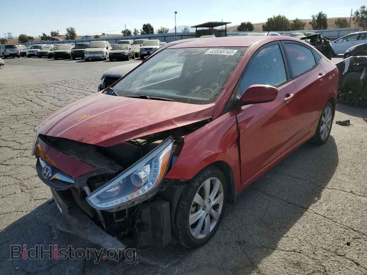 2014 HYUNDAI ACCENT - VIN: KMHCU4AE0EU765482 - Фото 2