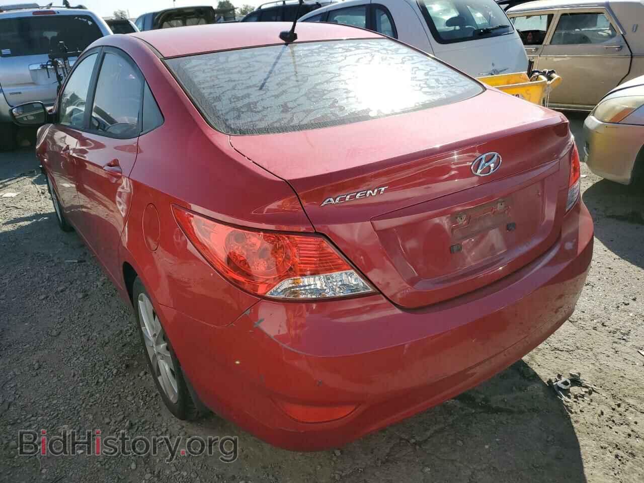 2014 HYUNDAI ACCENT - VIN: KMHCU4AE0EU765482 - Фото 3