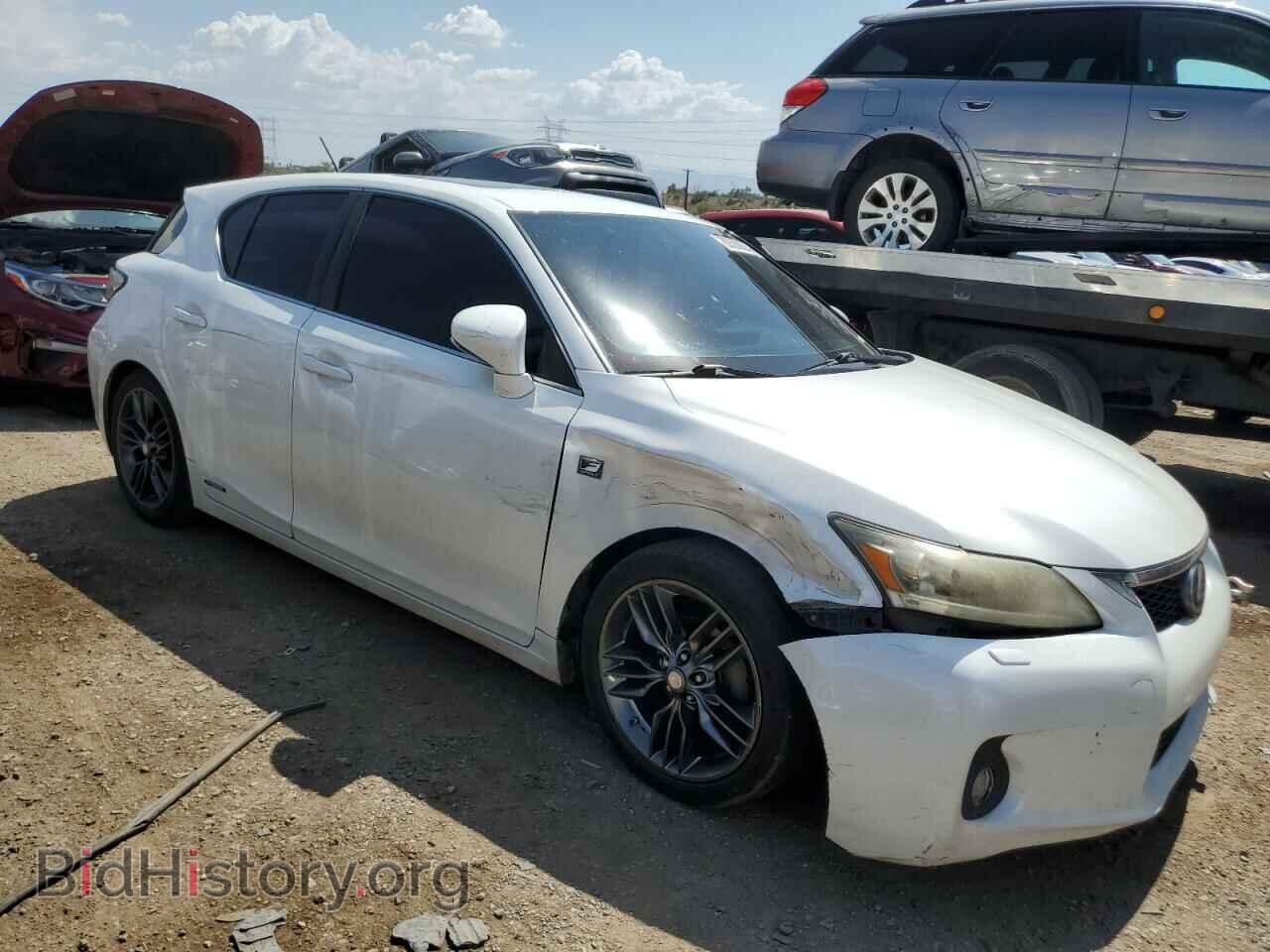 2012 LEXUS CT 200 - VIN: JTHKD5BH8C2063996 - Фото 4