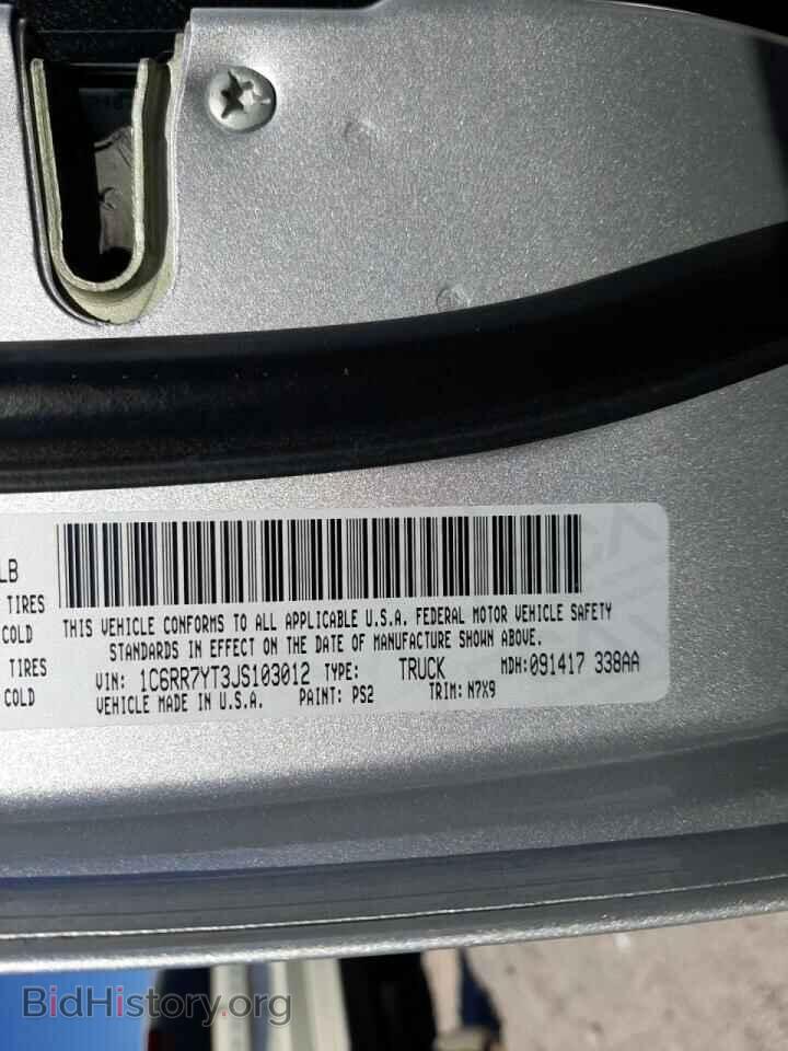2018 RAM 1500 - VIN: 1C6RR7YT3JS103012 - Фото 10
