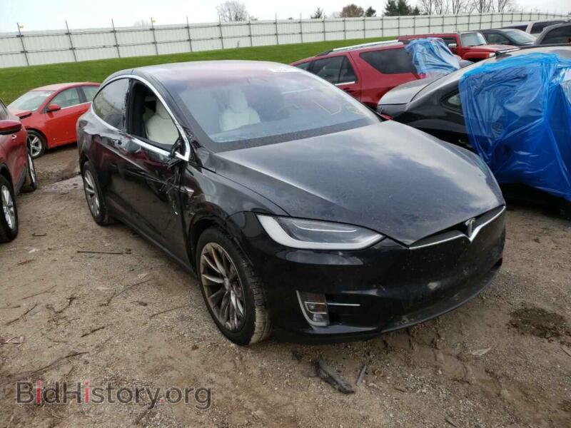 2017 Tesla MODEL X (VIN 5YJXCBE47HF035659) — photo 1 of 10, Copart, damage: side
