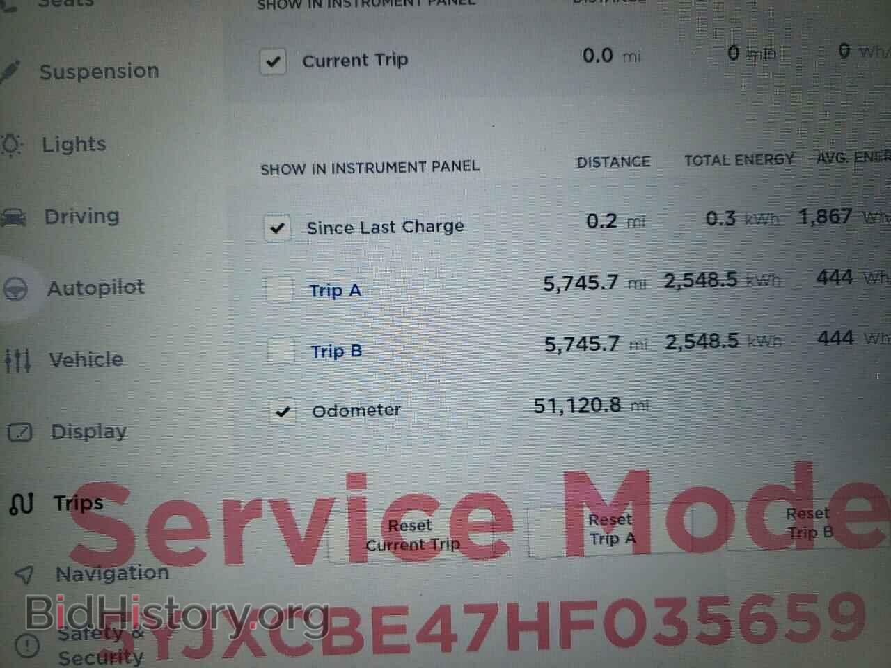 2017 TESLA MODEL X - VIN: 5YJXCBE47HF035659 - Photo 8