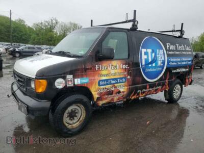 2007 Ford ALL MODELS E250 Van, черный — VIN 1FTNE24L57DA56607, Copart