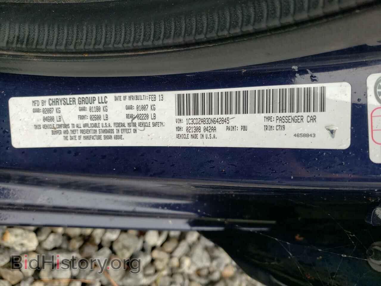 2013 DODGE AVENGER - VIN: 1C3CDZAB3DN642845 - Фото 10