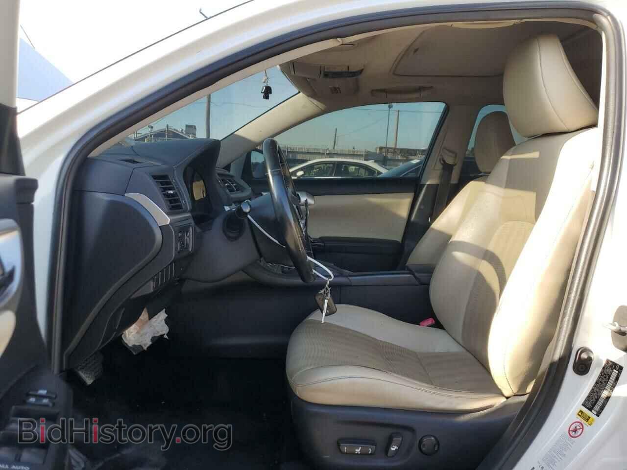 2012 LEXUS CT 200 - VIN: JTHKD5BHXC2074191 - Фото 7
