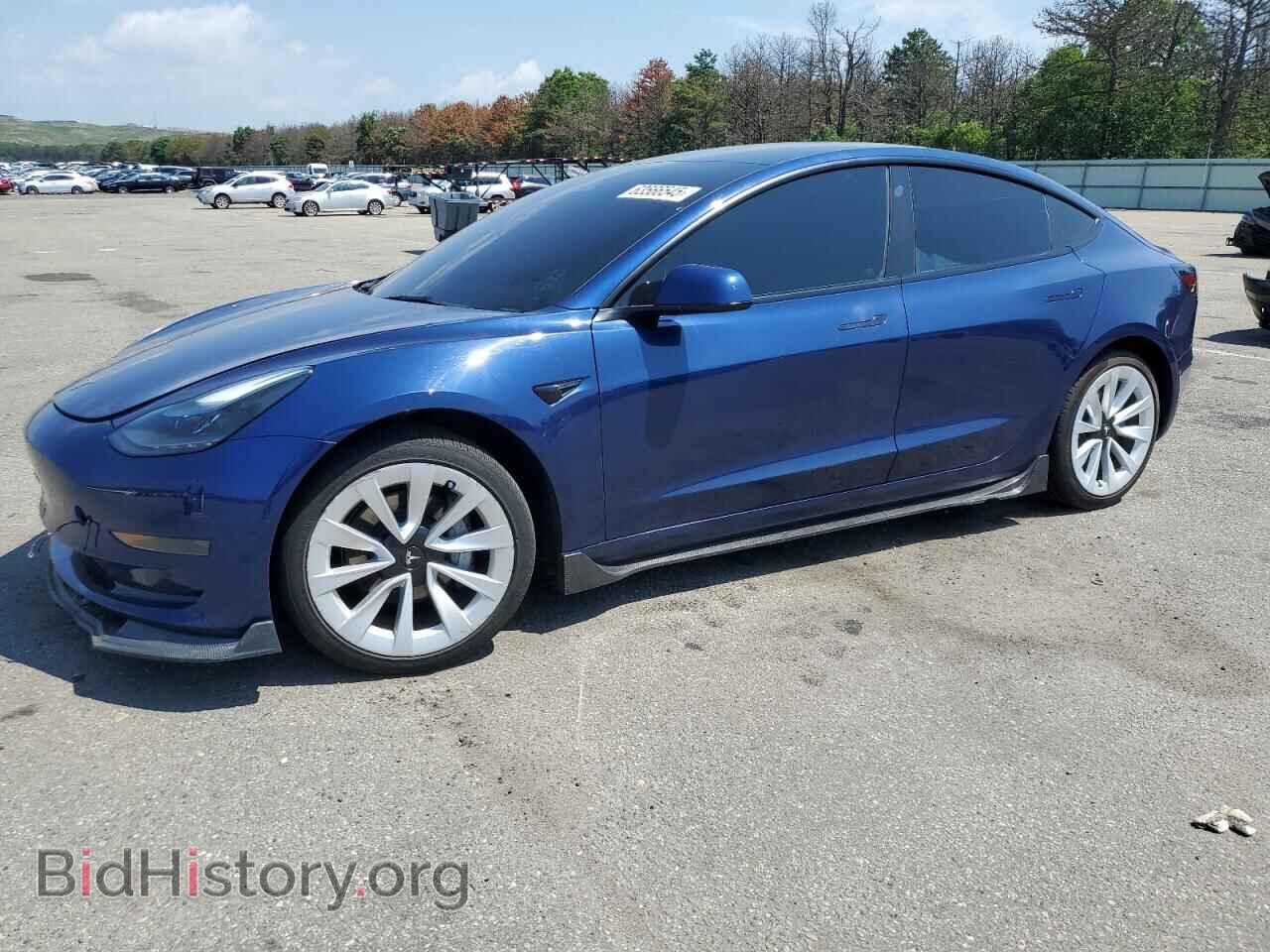 Photo 5YJ3E1EA5NF129088 - TESLA MODEL 3 2022