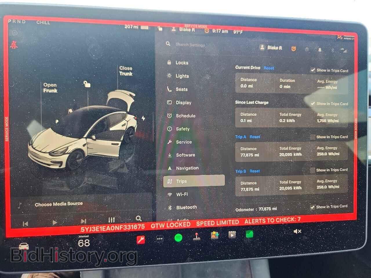 2022 TESLA MODEL 3 - VIN: 5YJ3E1EA0NF331675 - Photo 9