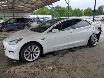2018 Tesla MODEL 3, белый — VIN 5YJ3E1EA5JF025145, Copart