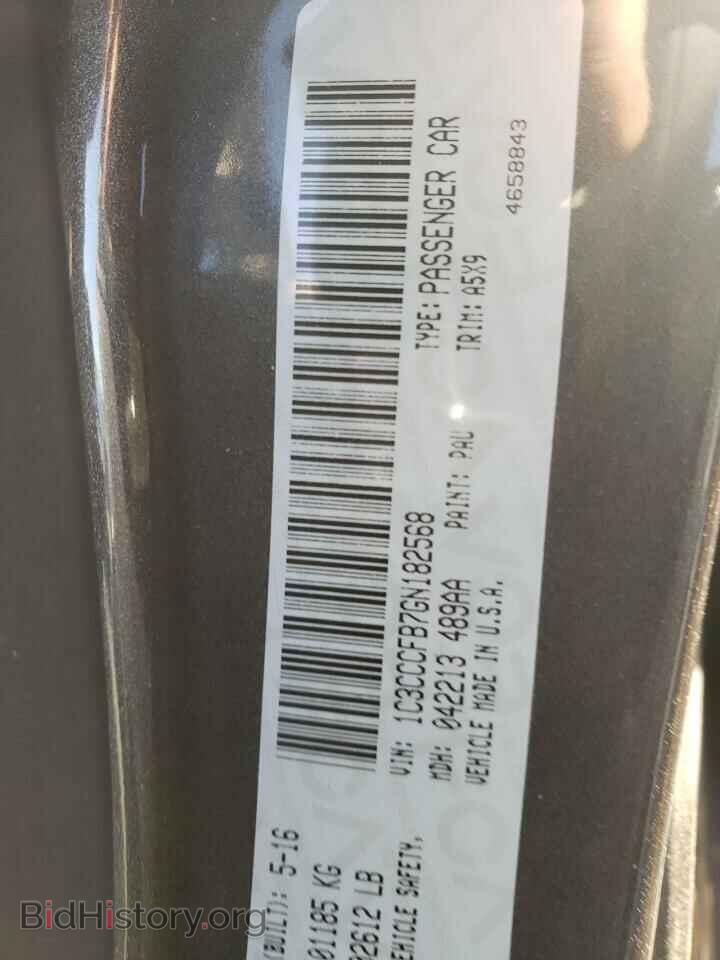 2016 CHRYSLER 200 - VIN: 1C3CCCFB7GN182568 - Фото 10