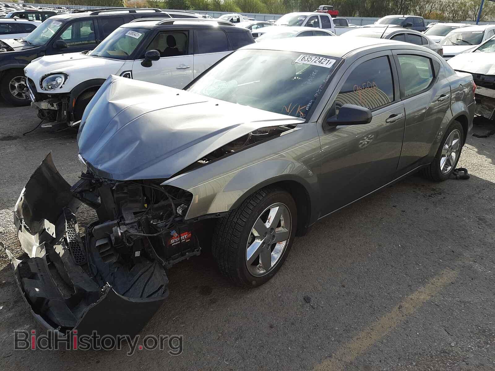 2013 DODGE AVENGER - VIN: 1C3CDZABXDN771214 - Фото 2