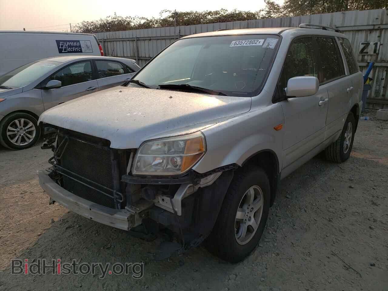2007 HONDA PILOT - VIN: 2HKYF18507H502110 - Фото 2