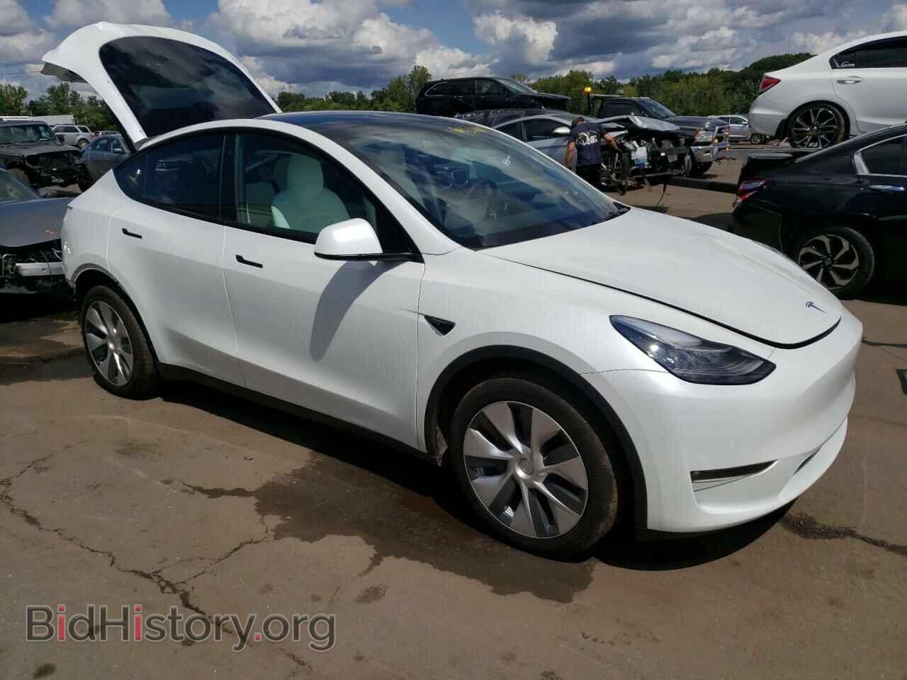 2022 TESLA MODEL Y - VIN: 7SAYGDEE4NF311856 - Фото 4