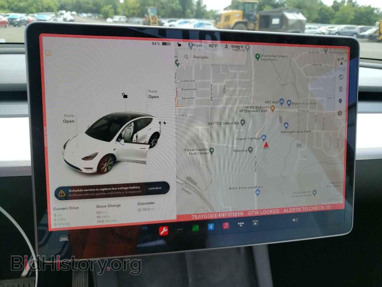 2022 TESLA MODEL Y - VIN: 7SAYGDEE4NF311856 - Фото 9
