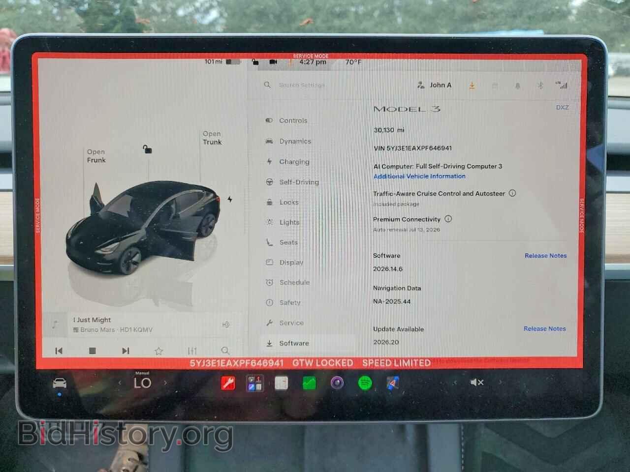 2023 TESLA MODEL 3 - VIN: 5YJ3E1EAXPF646941 - Фото 9