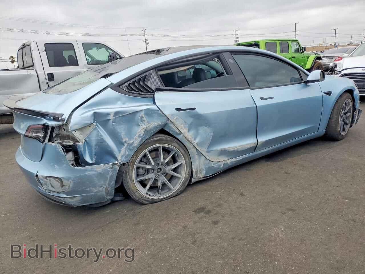 2021 TESLA MODEL 3 - VIN: 5YJ3E1EA6MF099114 - Фото 3