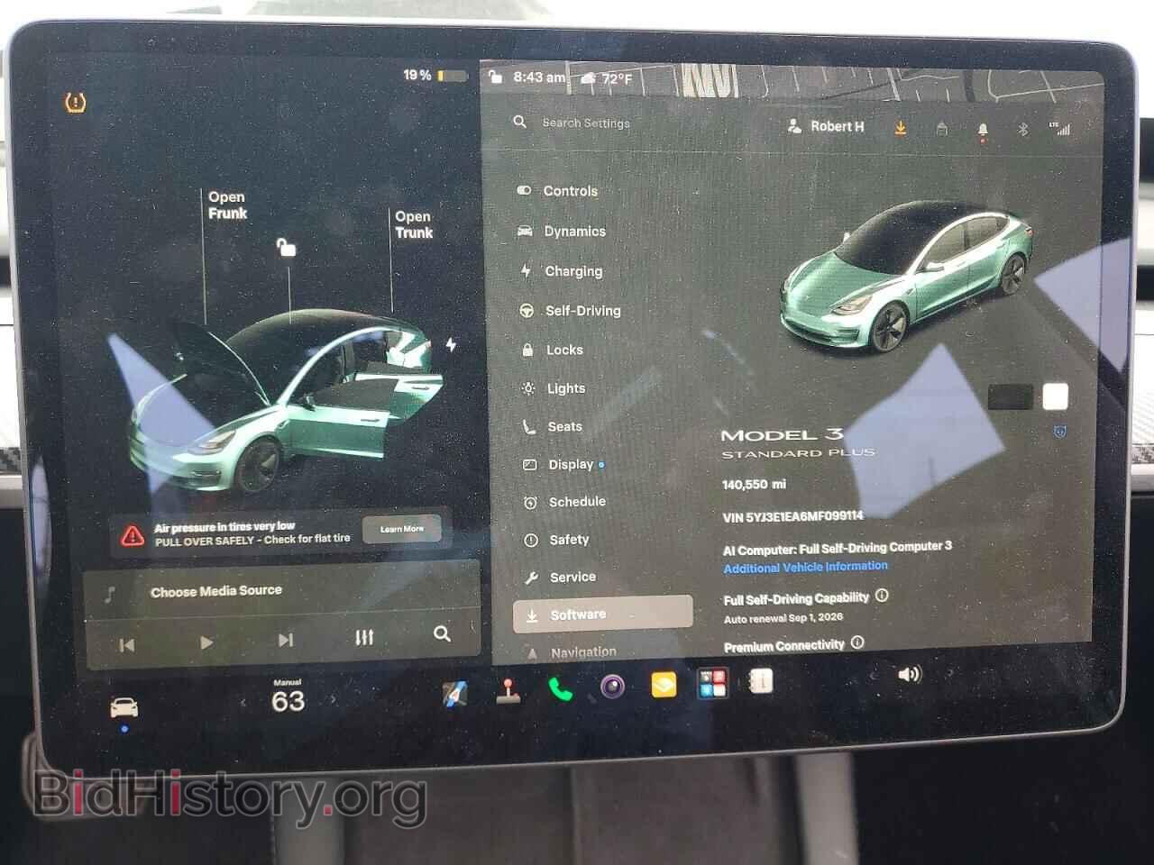 2021 TESLA MODEL 3 - VIN: 5YJ3E1EA6MF099114 - Фото 9