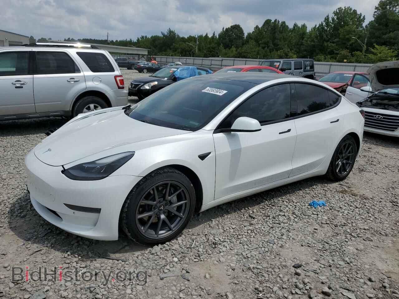 Photo 5YJ3E1EA7MF029086 - TESLA MODEL 3 2021