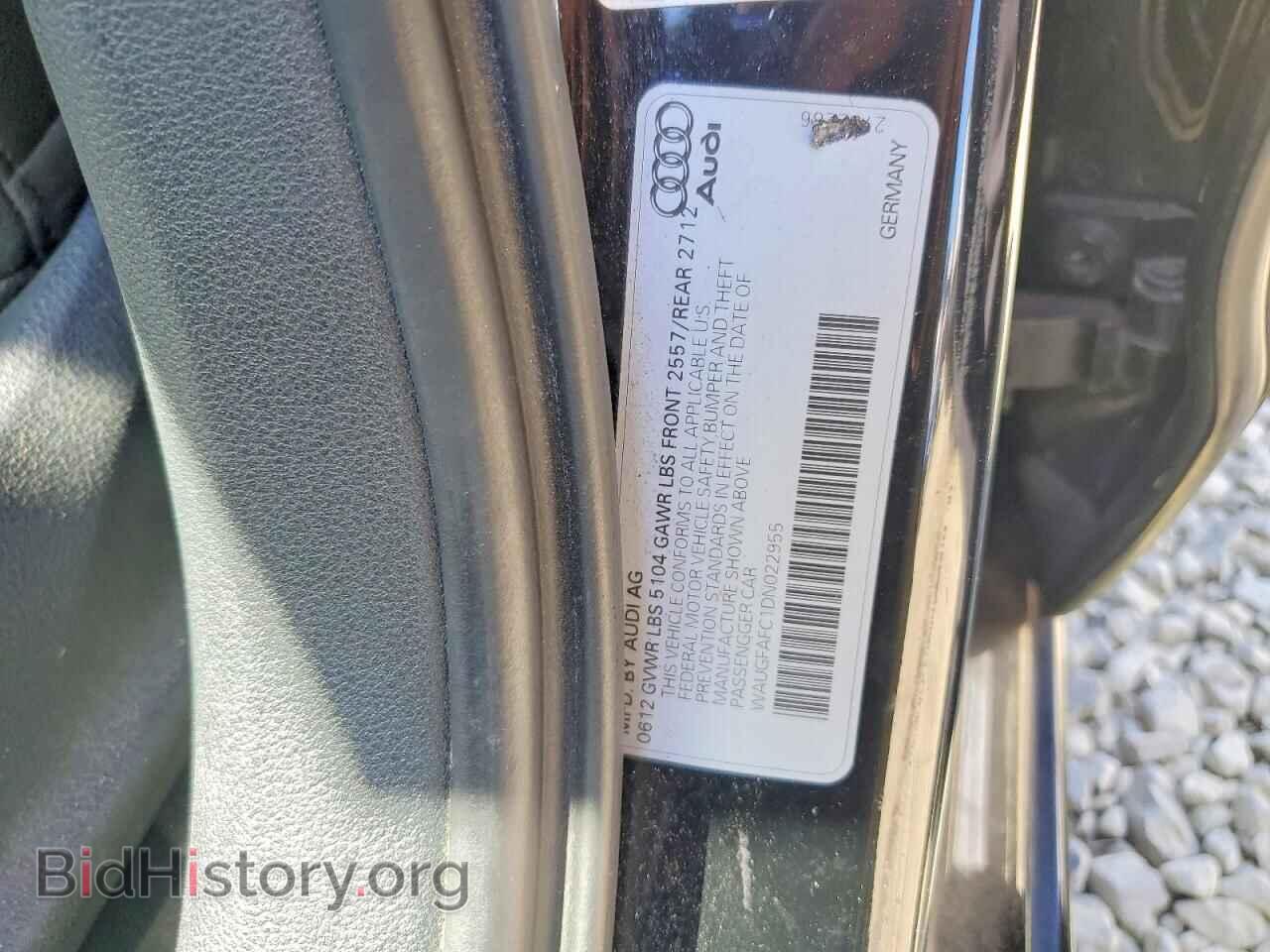 2013 AUDI A6 - VIN: WAUGFAFC1DN022955 - Photo 12