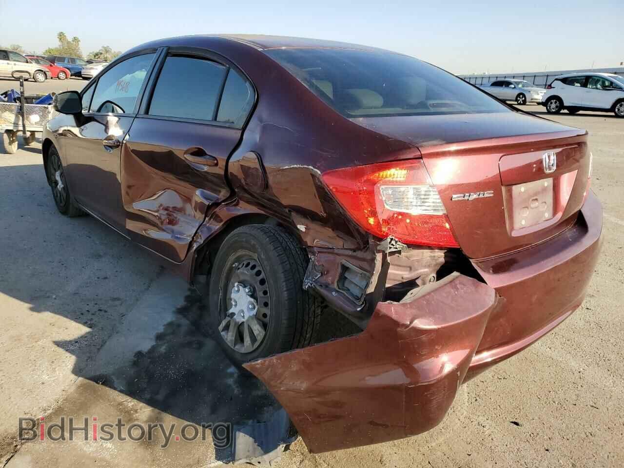 2012 HONDA CIVIC - VIN: 19XFB2F58CE355707 - Фото 3