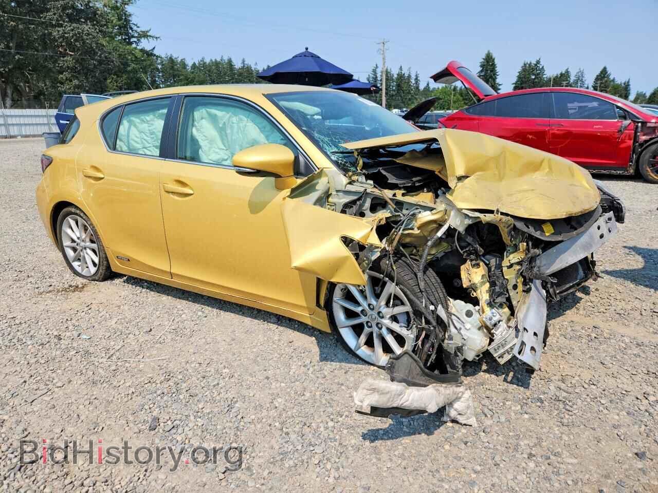 2012 LEXUS CT 200 - VIN: JTHKD5BH6C2047960 - Фото 4