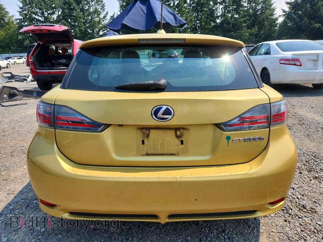 2012 LEXUS CT 200 - VIN: JTHKD5BH6C2047960 - Фото 6