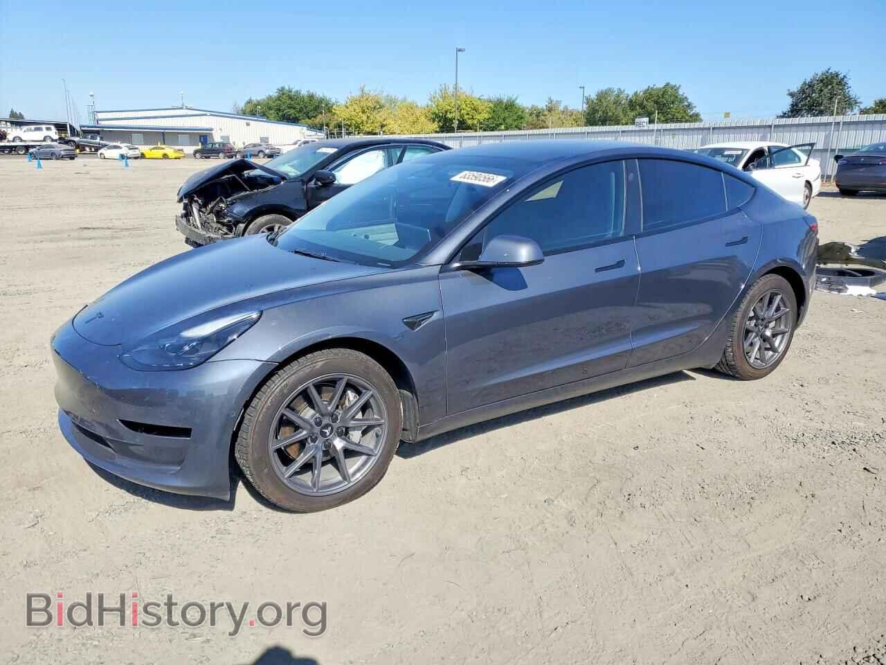 Photo 5YJ3E1EB0NF257358 - TESLA MODEL 3 2022