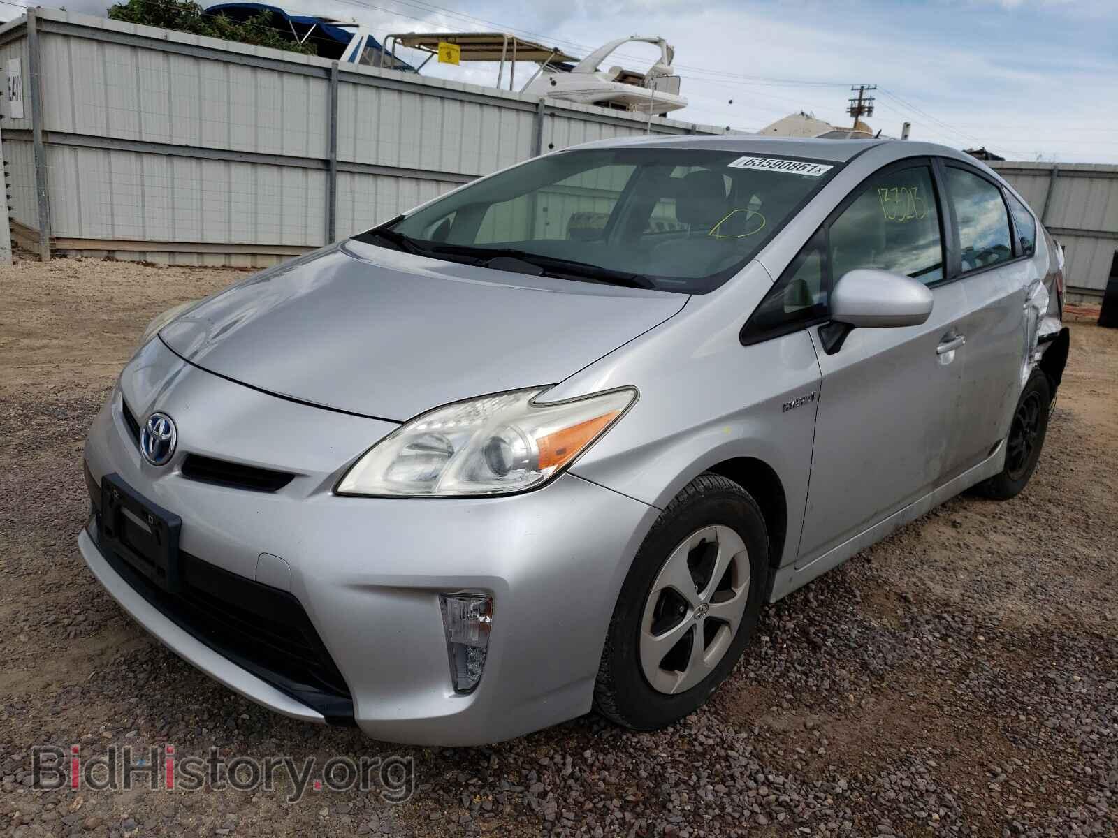 2012 TOYOTA PRIUS - VIN: JTDKN3DU1C5534253 - Фото 2